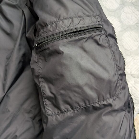 Vintage Eddie Bauer EBtek Goose Down Puffer Jacket Green/ Black Men`s size L. - Picture 13 of 16